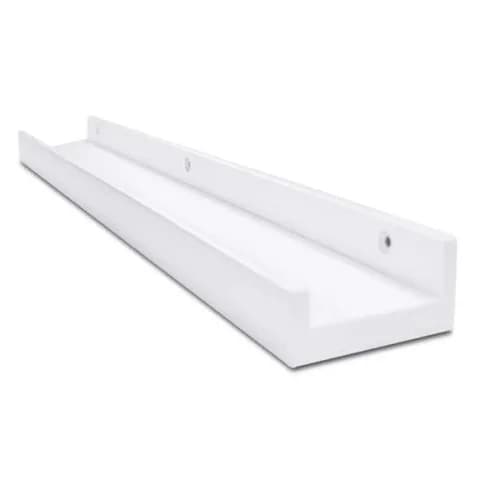 Prateleira canaleta em MDF branco